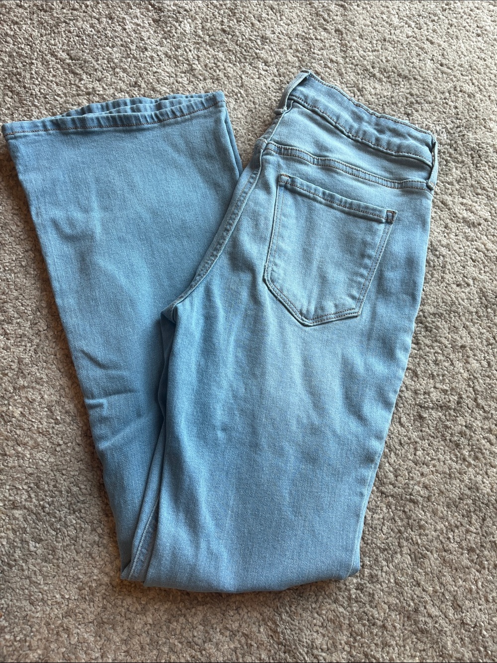 High-Rise WOW Light Blue Flare Jeans
